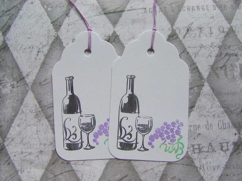 Wine Lover's Tags Gift / Hang / Drink Label Tags 10 image 5