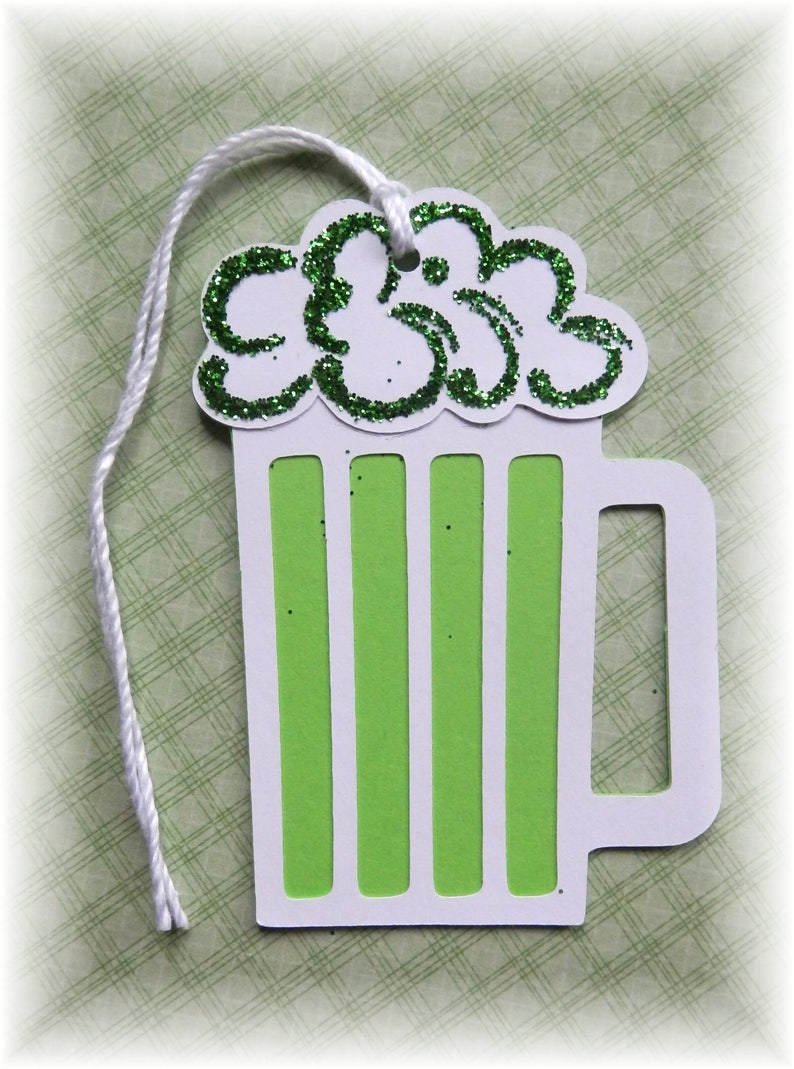 Happy St Patricks Day March 17th round scalloped tags 6 image 10