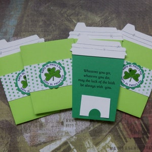 Happy St Patricks Day March 17th round scalloped tags 6 image 4