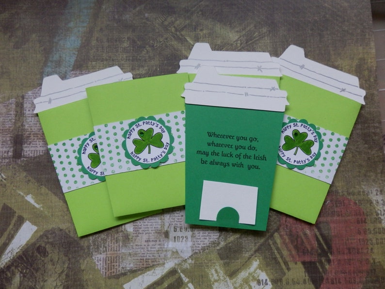 Happy St Patricks Day March 17th round scalloped tags 6 image 4