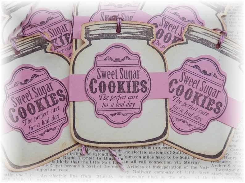 Bakery 6 Gingerbread Man Tags Sweet Treats