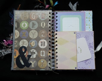Junk - Junque - Journal - Handmade - Scrapbooking - Journal Book -  Memory book - One of a Kind  (1)