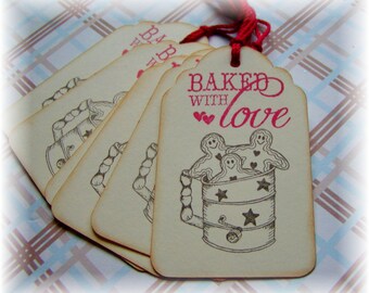 Baked with Love - Gingerbread tags (6)