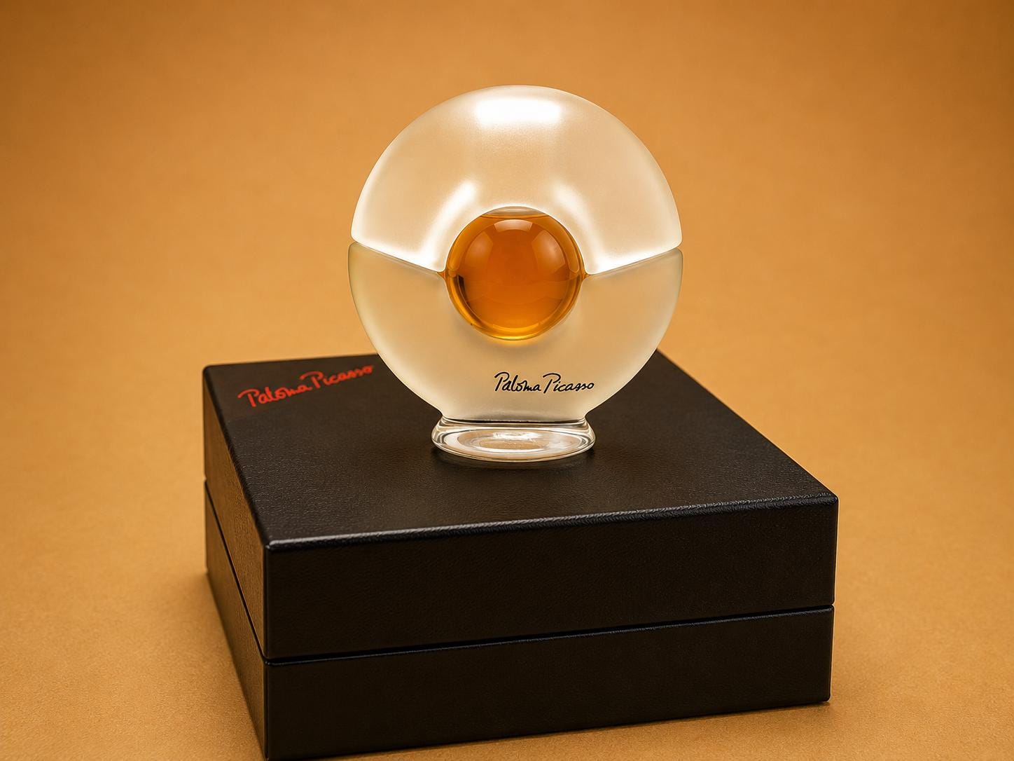 Vintage Paloma Picasso Parfum 15ml Sculptural Frosted Glass Bottle