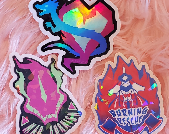 Stickers: promare set