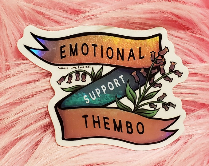 Sticker: emotional support thembo