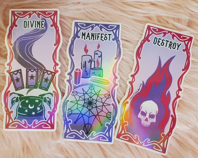 Sticker set: divine manifest destroy