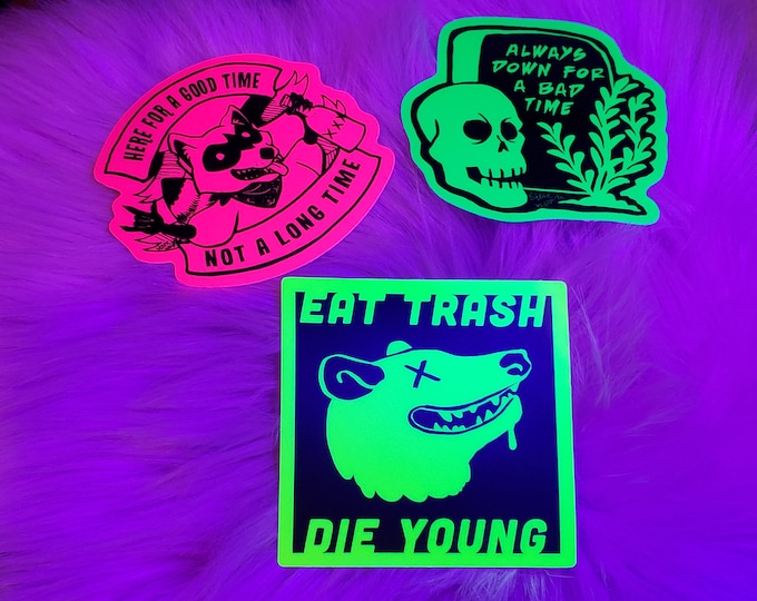 Stickers: Trash punk moods