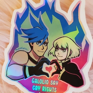 Sticker: promare gay rights