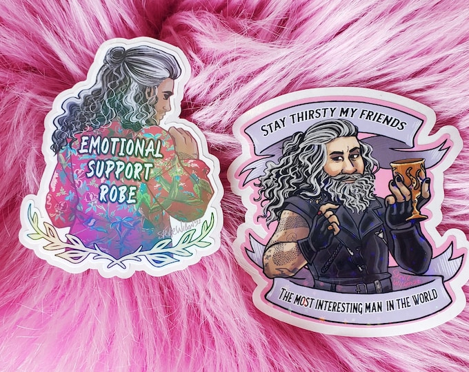 Sticker: Ed's emotional support robe