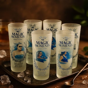 Upcycled Wodka Flaschen Trinkglas: Umweltfreundlicher Magic Moment Tumbler