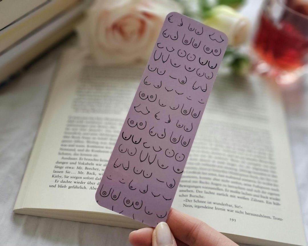 Boobs Bookmark | Body Positive | Feminist Body Design | Art Aesthetic ...