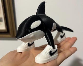 RARE FIND 3D Printed Orcalero Orcala Meme Figurine TikTok Italian Brain Rot Orca