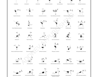 A1 Static Dumbbell Exercise Poster - Iron Syntegra System, Portrait Format, Digital Download, Strength Training, Balance, Fitness, Home Gym