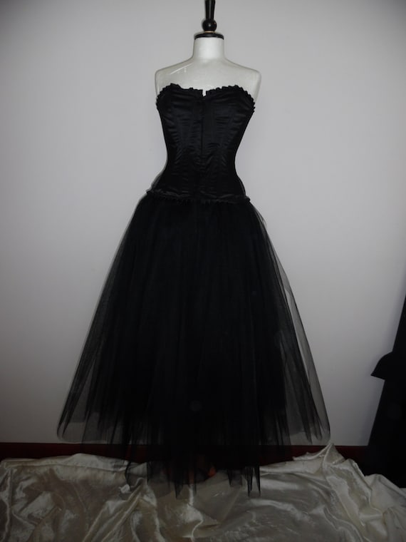 womens black tutu dress