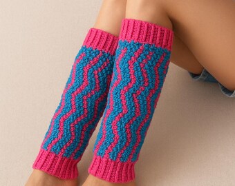 Knit look - Leg Warmers Crochet Pattern PDF tutorial Easy to Make (Download)