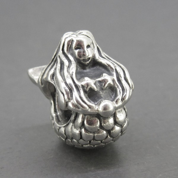 Sterling Silver Pandora Mermaid Bead Charm, S925 ALE 791220