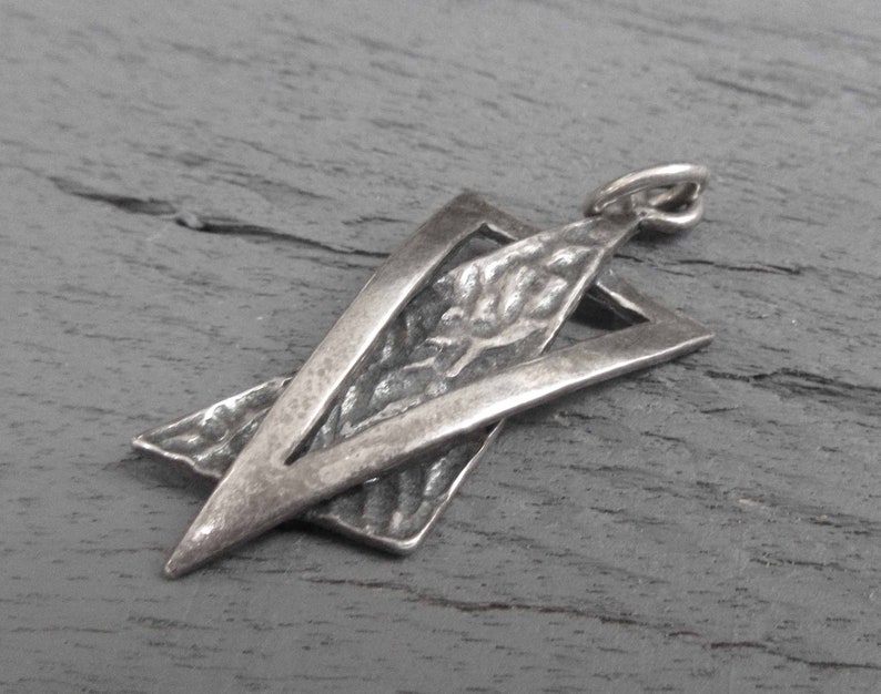 Charms Abstrakte Geometrische Anh U00e4nger Sterling Silber Mit