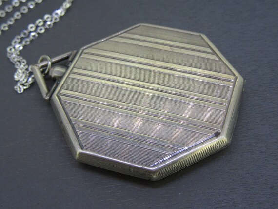 Antique Sterling FGS Initial Locket Necklace, Antique… - Gem