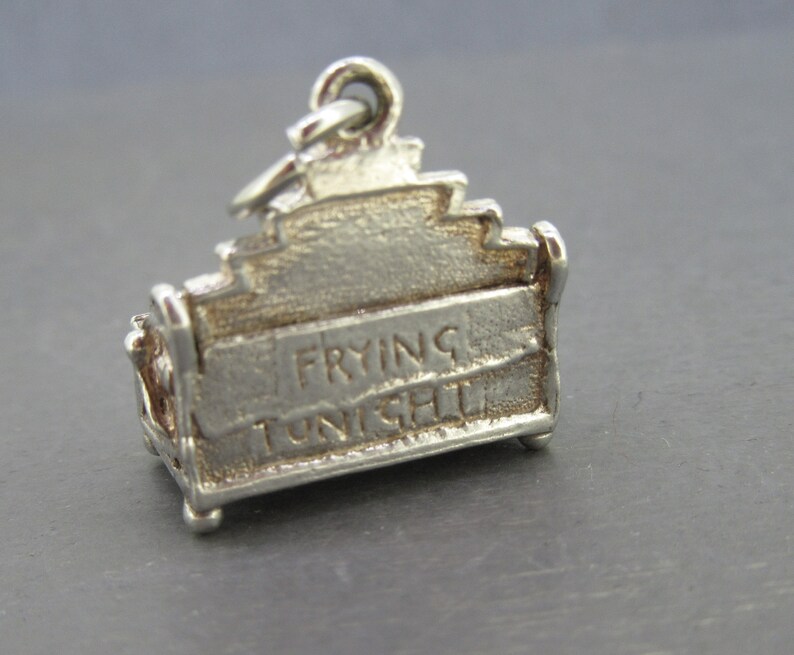 Ultra Rare Vintage Fish Fry Vat Charm With Opening to Fish and Etsy