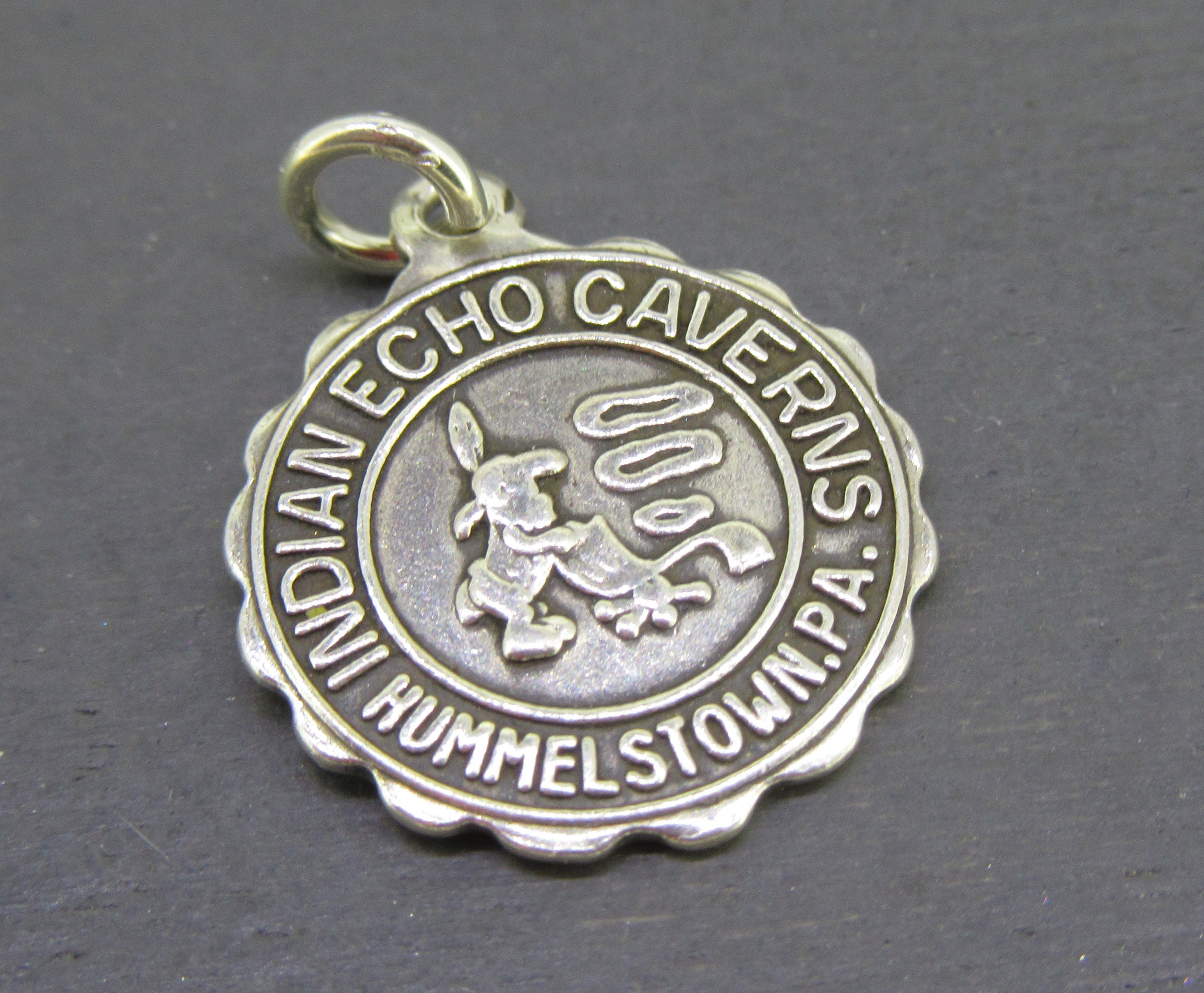 Rare Sterling Indian Echo Caverns Charm Souvenir From Etsy