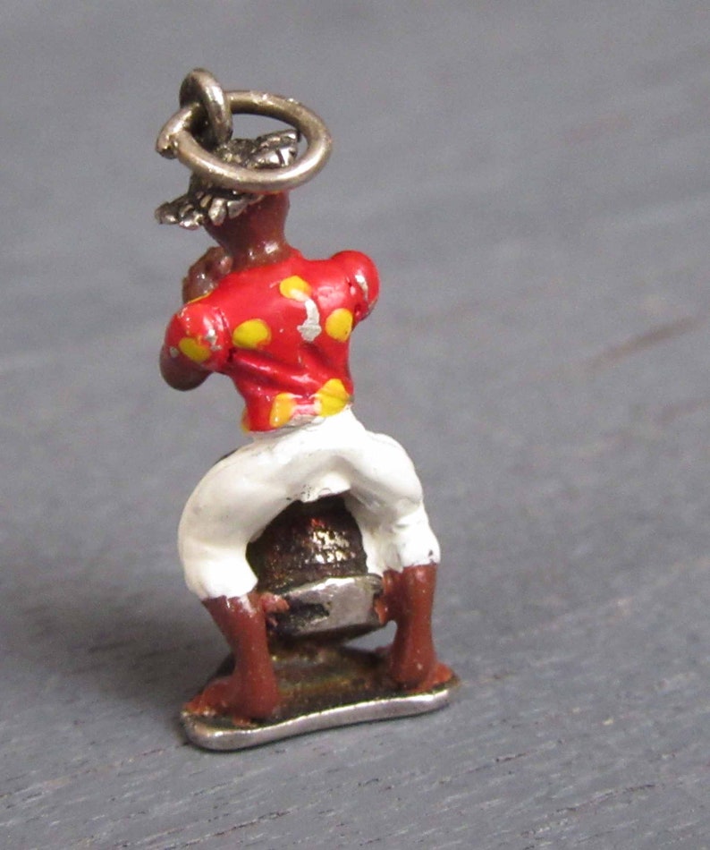 Jewelry Pilot Sterling Silver Enameled Beer Mug Charm w//Lobster Clasp