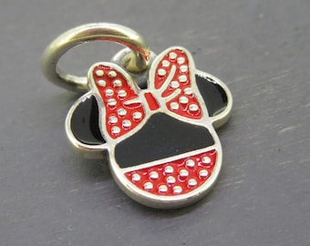 Autentico ciondolo Pandora in argento sterling smaltato Disney Minnie Mouse S925 ALE, 791460ENMX