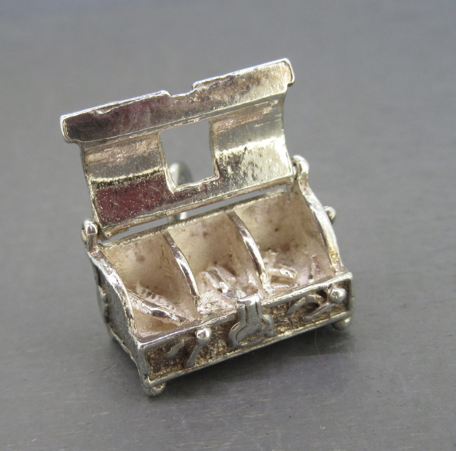 Ultra Rare Vintage Fish Fry Vat Charm With Opening to Fish and Etsy