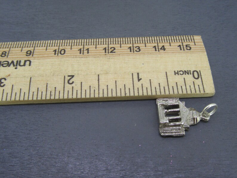 Vintage Souvenir Charm Capitol Building Charm Washington DC USA Charm Patriotic Charm Sterling Silver Charm