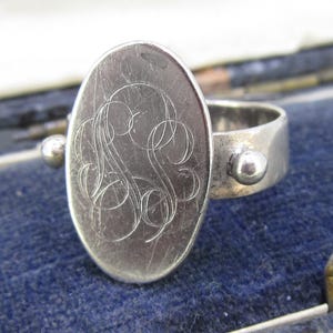 Vintage 925 Oval Mexican Ring - Etsy