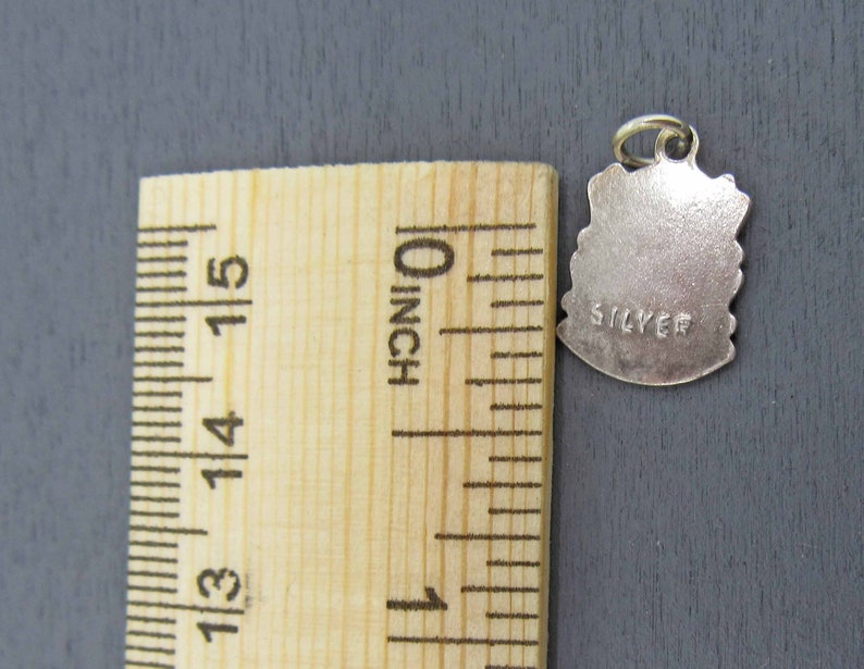 Babbacombe England Charm Devon England Charm England Souvenir Coat of Arms Sterling Silver Charm Vintage Charm Enamel Shield Charm