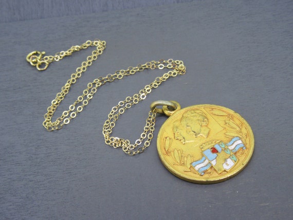 Rare Vintage Gold Filled Prince and Princess of M… - image 2