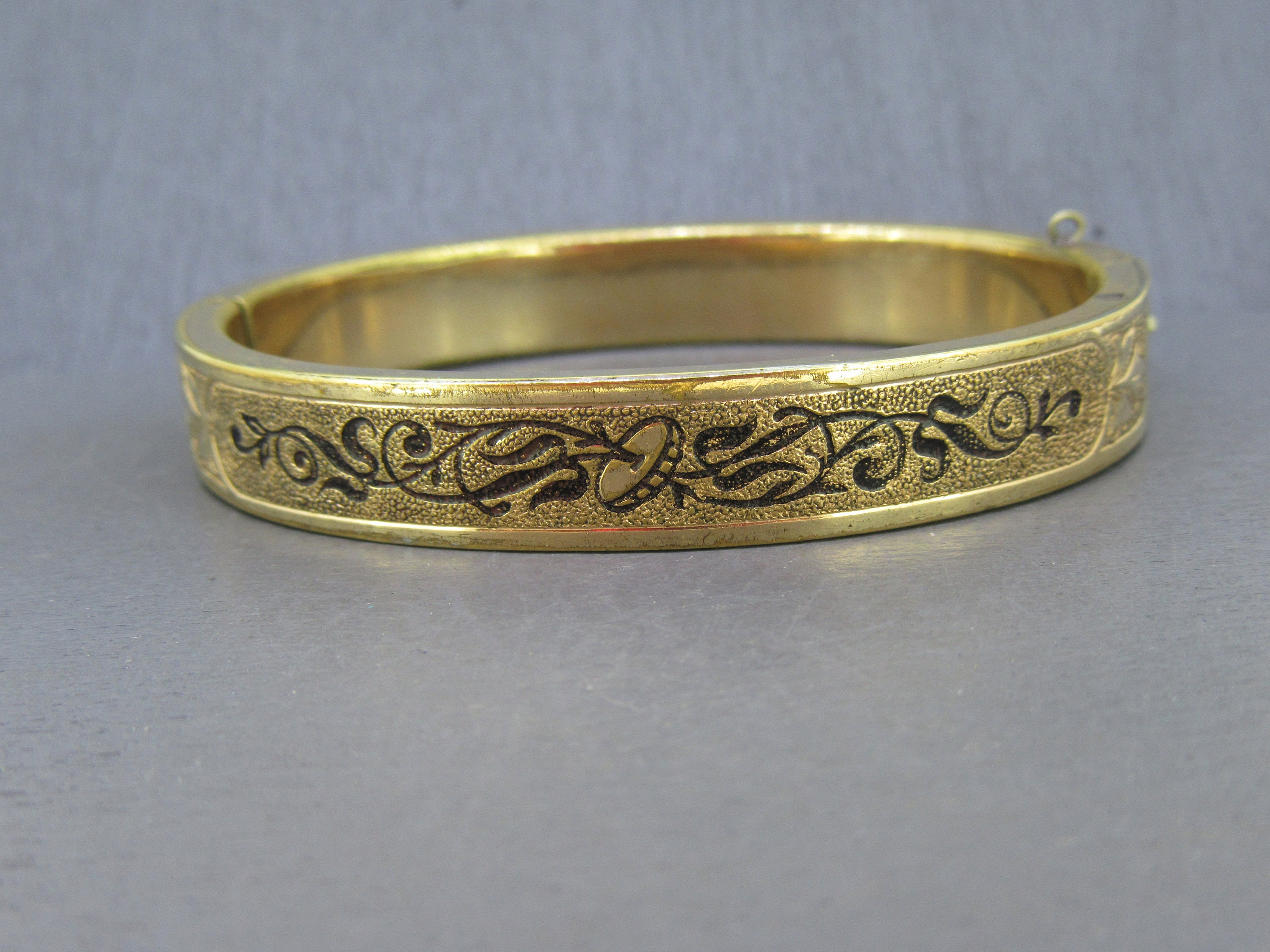 Antique gold filled shop bangle bracelets