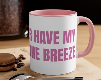 Pink Biker Coffee Mug - 11oz Ceramic Coffee Cup - Unique Gift for Bikers - Mom and Dad - Assorted Colors
