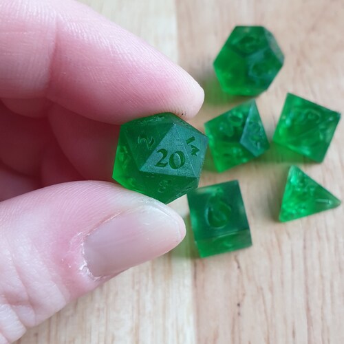 3D Printed Dice Masters // Inclusion Blanks 7 Die Set Etsy