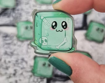 ゼラチン状のかわいいメタルピンバッジ - ダンジョンズ＆ドラゴンズ DnD TTRPG