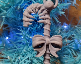 Mimic Christmas Tree Decoration - CANDYCANE - 3D Printed D&D Festive Gift