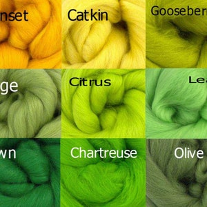 60 Merino Wool Tops to Select From 100% Merino Wool for Needlefelting ...