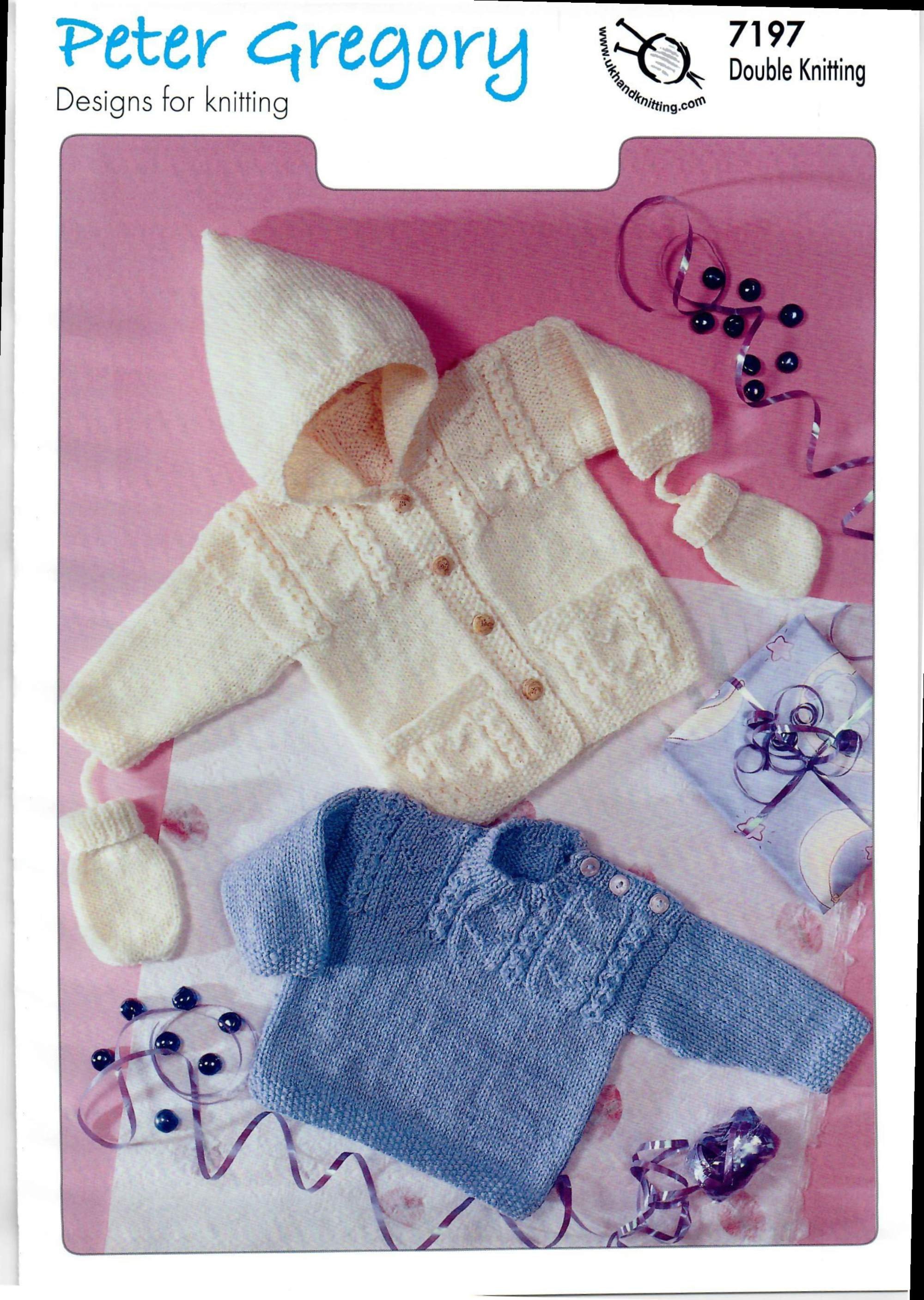 Peter Gregory Knitting Patterns for Babies & Prematures Etsy UK