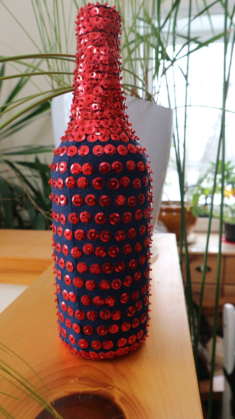 Haitian Sequin Bottle Erzulie Freda Etsy