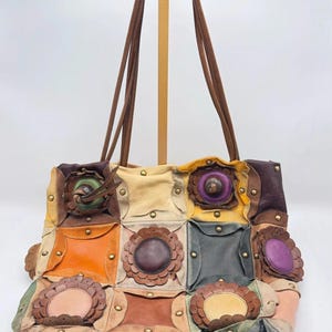 バッグ JAMIN PUECH Fur Patch Leather 2Way Bag Jamin Puech Bag - Etsy
