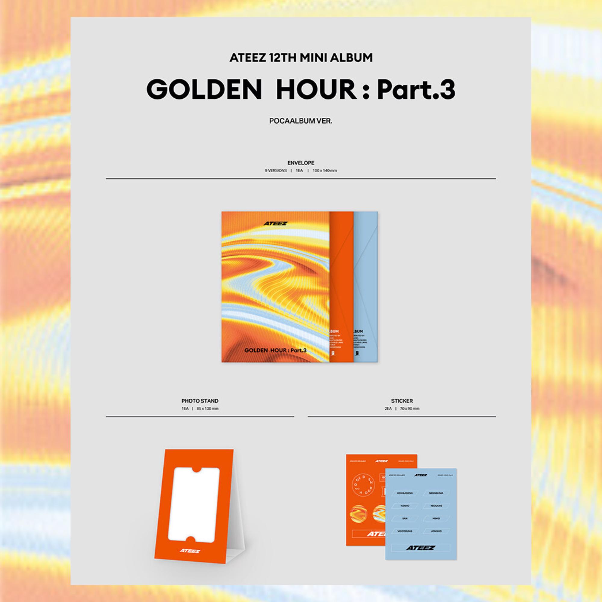 ATEEZ [golden Hour : Part.3] Poca Album | 50% OFF – Limited