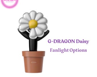 G-DRAGON Daisy Fanlight | Light Stick & Cradle Options | Express