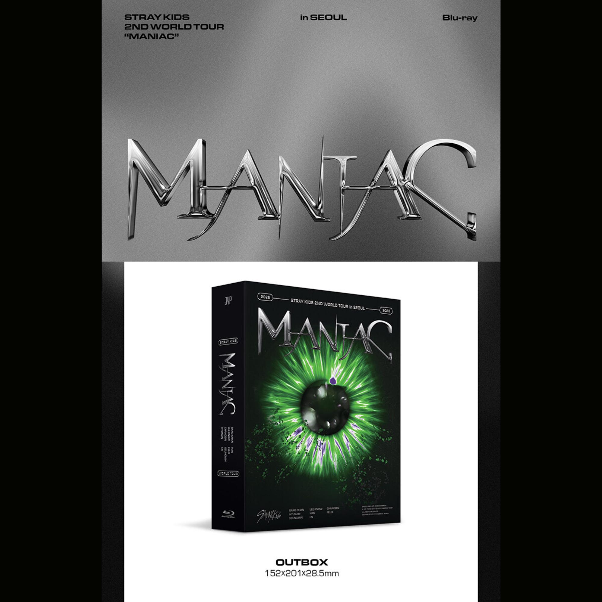 STRAY KIDS – 2nd World Tour MANIAC in Seoul (blu-ray, 2discs) - Etsy