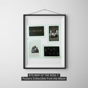Ensemble d'affiches BTS La carte de l'âme 7 vibrantes - Parfait pour les fans de K-Pop