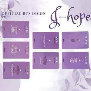 offizielle BTS J-Hope Fotokarte - DICON 101 (2022 K-Pop Sammlerstück) 1