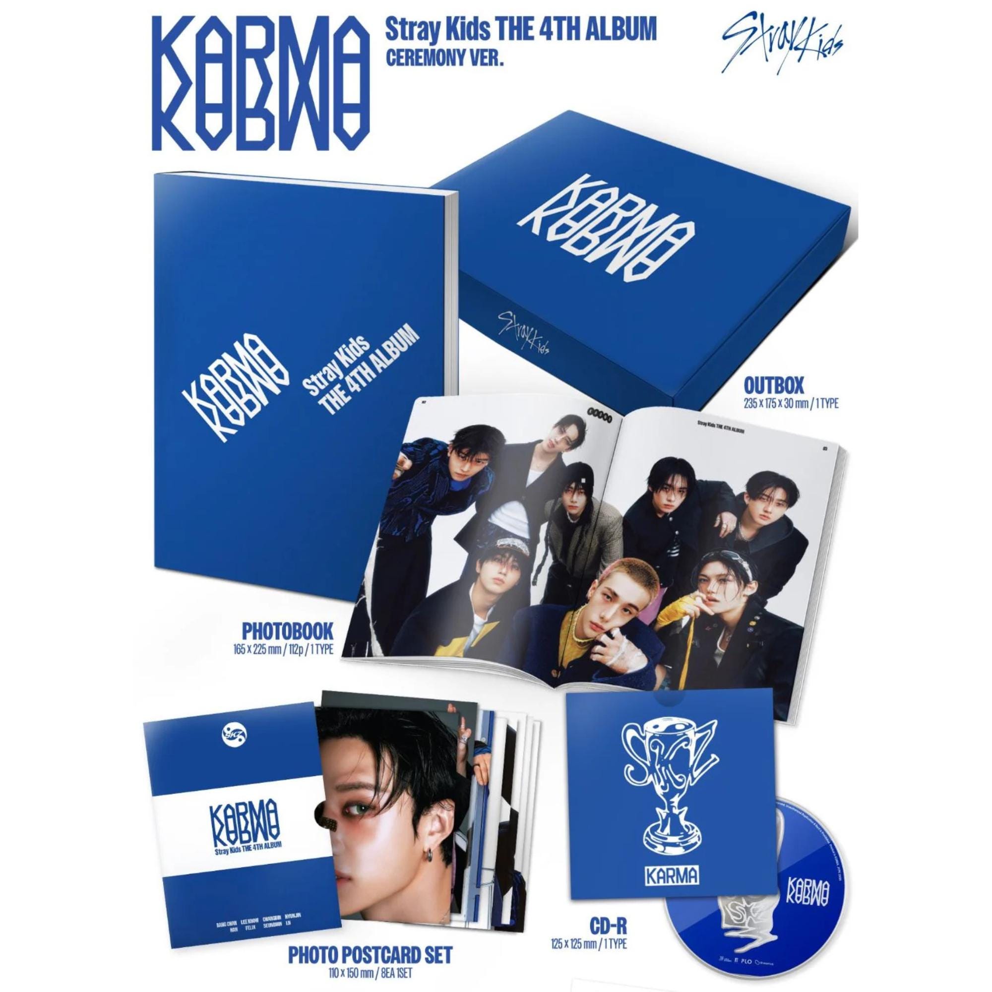 Stray Kids 4th Album – KARMA (ceremony Ver. / Hooray Ver.) - Etsy