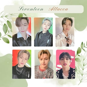 Officiële SEVENTEEN-fotokaart: ATTACCA (2023 K-pop Album Collectible)