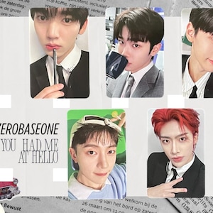 offizielle ZEROBASEONE Fotokarte – You has me at HELLO (2024 K-pop Album Collectible / Ver. D)