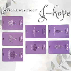 Tarjeta fotográfica oficial de BTS con J-Hope – DICON 101 (Coleccionable de K-pop 2022) 2